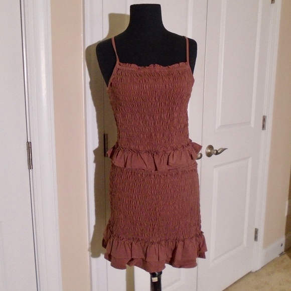 ANTHROPOLOGIE NWT 'Forever That Girl' Smocked Skirt Set M - Picture 5 of 9